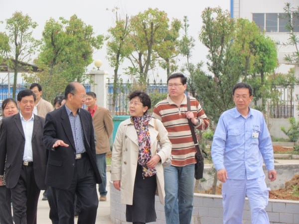 农业部、湖北省农业厅吴志凤、彭超美等领导来武大绿洲调研指导工作1